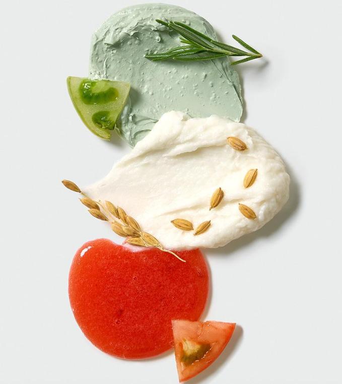 FULLY Vegan Pack Cleanser – 120ml + 30ml | Green Tomato / Red Tomato / Rice Dough | K-Beauty