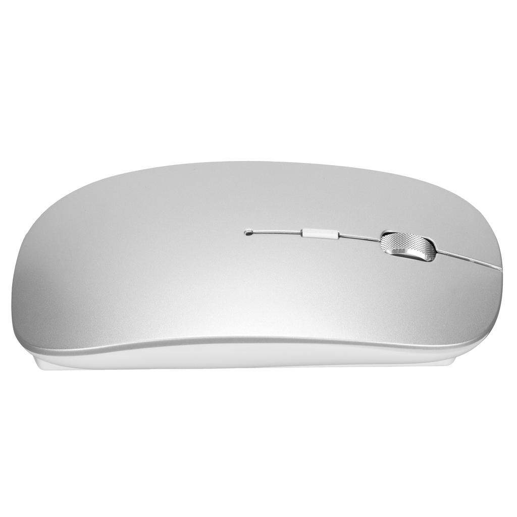 Wireless Mouse 2.4GHz Connection Mute Click High Sensitivity Optical Tracking Gaming MouseBlack