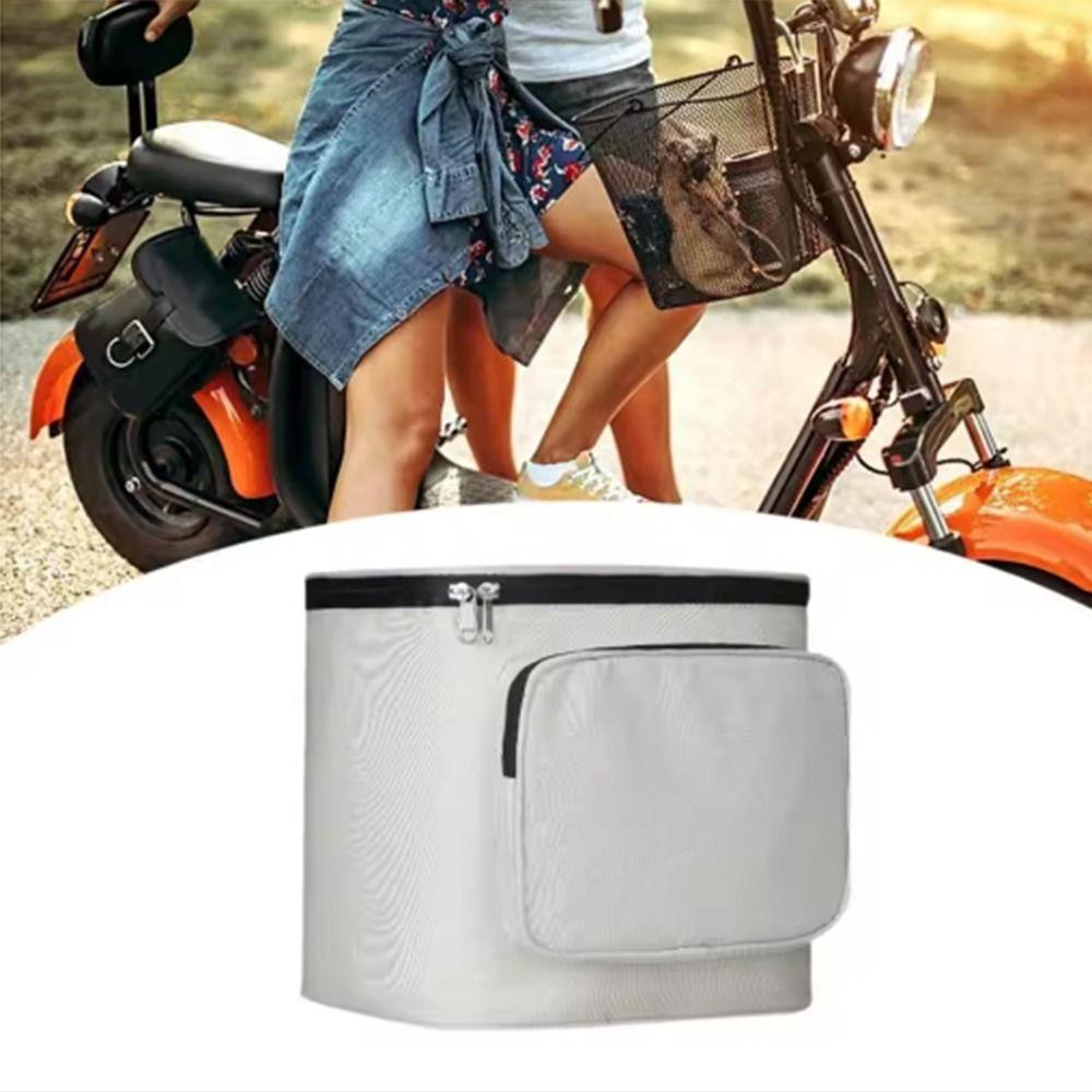 Practical Motorcycle Storage Bag Large Capacity Motorcycle Backrest Organizer Electric Vehicles