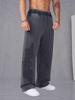 YOUNGLA Batman Men's Joggers American Casual Sweatpants Straight Leg Workout Gym Pants