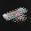 Colorful Nail Rhinestones Star Moon Round Square Nails Art Decorations  Nail Beauty