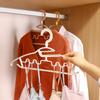 Non Slip Standard Clothes Hangers Not Take Up Space For Bathroom Balcony-Organizer