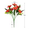 7 Heads Artificial Lily Flower Silk 30cm Floral Decor Bouquet Artificial Decorations for Living Room Office