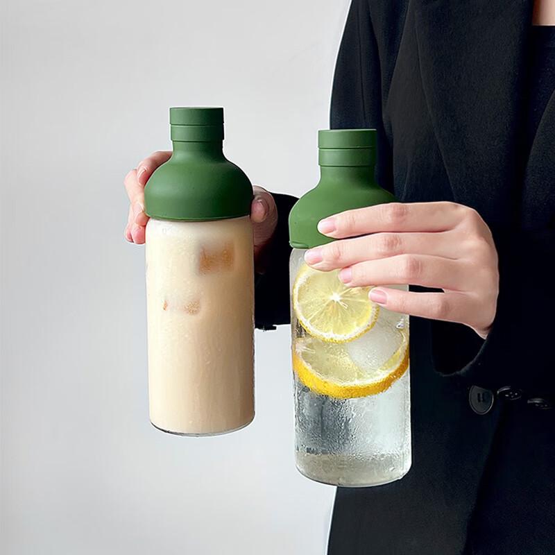 Chang Baosen 450ml Borosilicate Glass Cold Brew & Juice Bottle