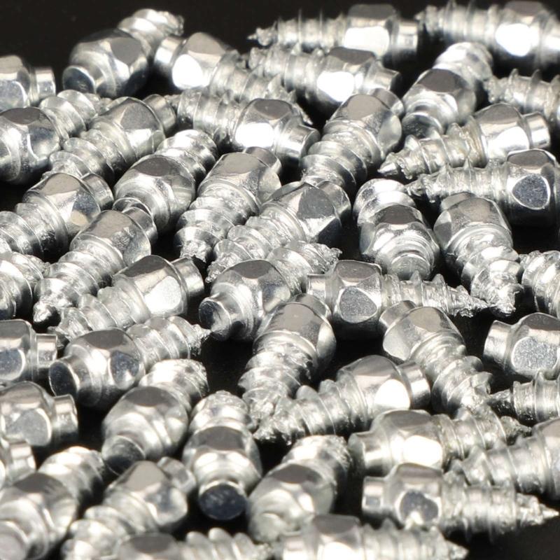 Antislip Tire Screws, 50Pcs Snow Chain Tire Studs Motorcycle Spikes Snow Chain Tire Studs Screw Snow Chain Tire Spikes