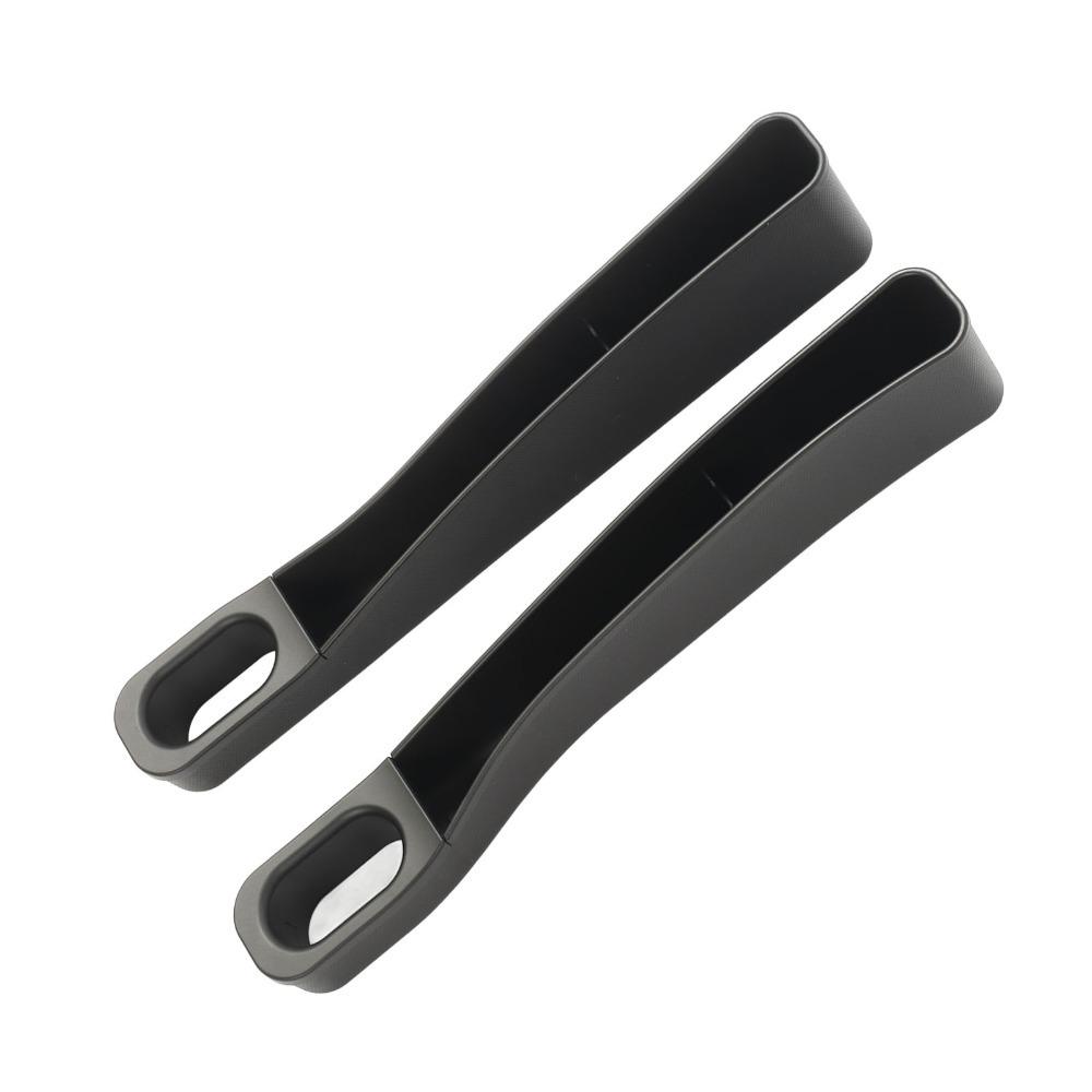 1 Pair Large Capacity Seat Crevice Organizer Black Car Crevice Filler Box  For Tesla Model Y