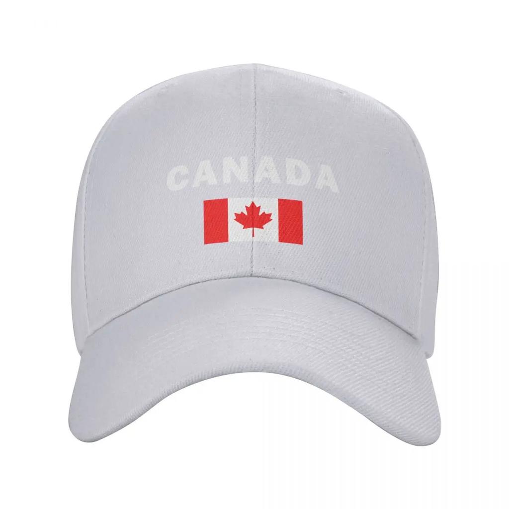 Custom Punk Unisex Canada Flag Baseball Cap Adult Adjustable Dad Hat for Unisex Women Hip Hop Snapback Hats