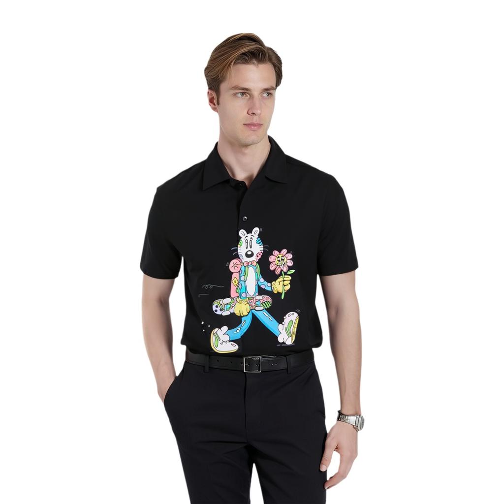 Li-Ning X Steven Harrington Graphic Shirt 'Black' Men's ASHR140-1
