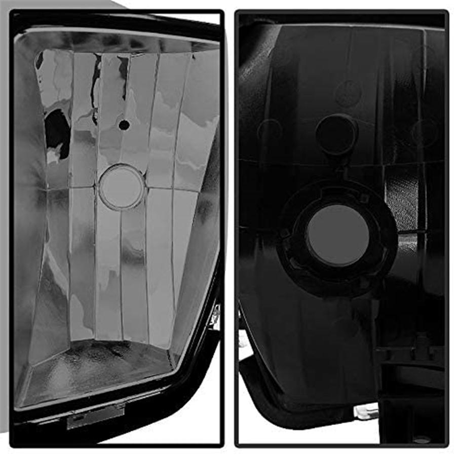 Fits 13-18 Dodge RAM 1500 Pickup Truck Smoked Bumper Fog Light Lamps with Bulbs