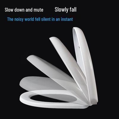 Universal Slow-Close Thickened Toilet Seat Cover by UVO