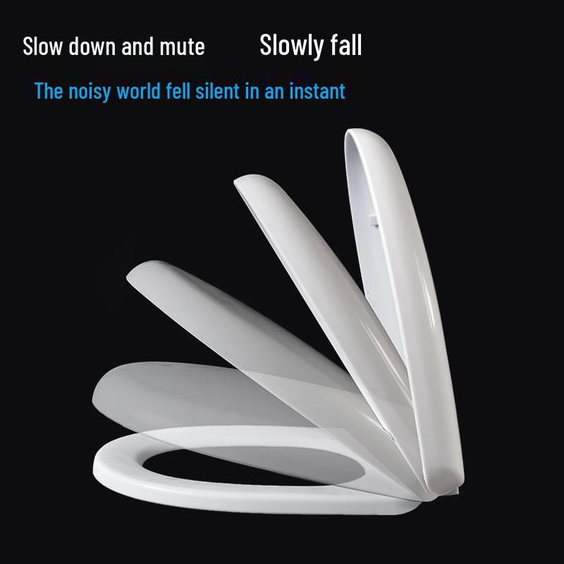Universal Slow-Close Thickened Toilet Seat Cover by UVO
