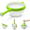 3 Quart Large Capacity Salad Spinner 2 In 1 Salad Spinner Colander Strainer Collapsible Vegetable Washing Filter JT248