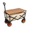Deluxe Electric Folding Camping Cart with Tank Wheels