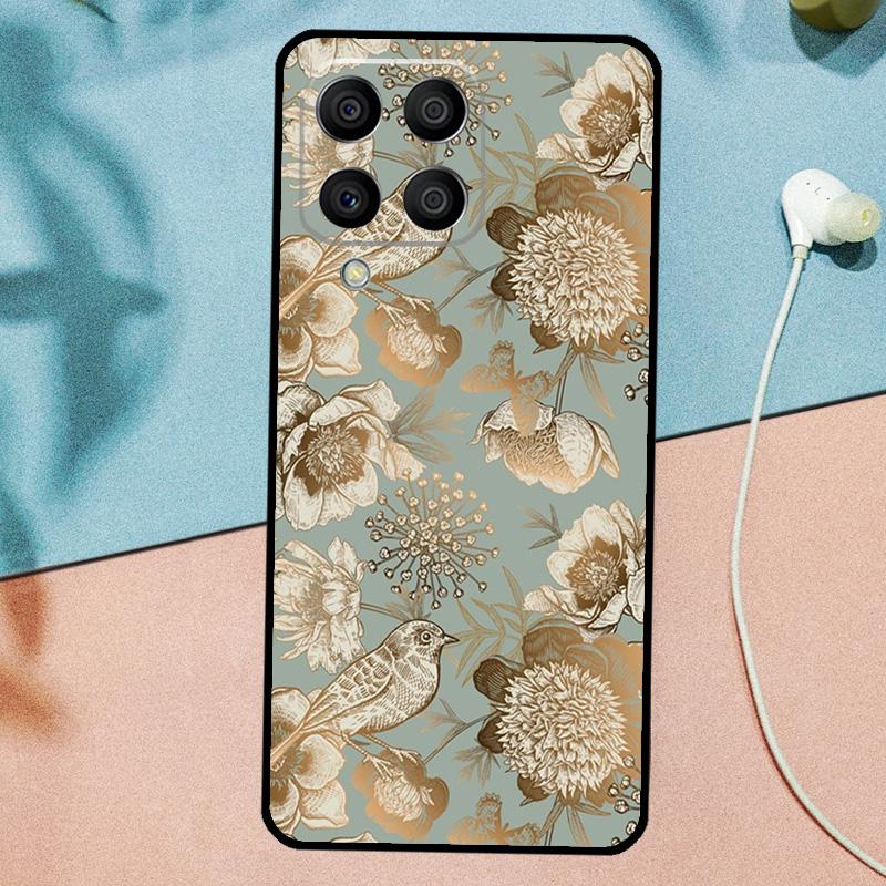 Garden Birds For Samsung Galaxy M14 M34 M54 M20 M06 M16 M12 M13 M15 M35 M55 M33 M53 M21 M31 M32 M52 Case
