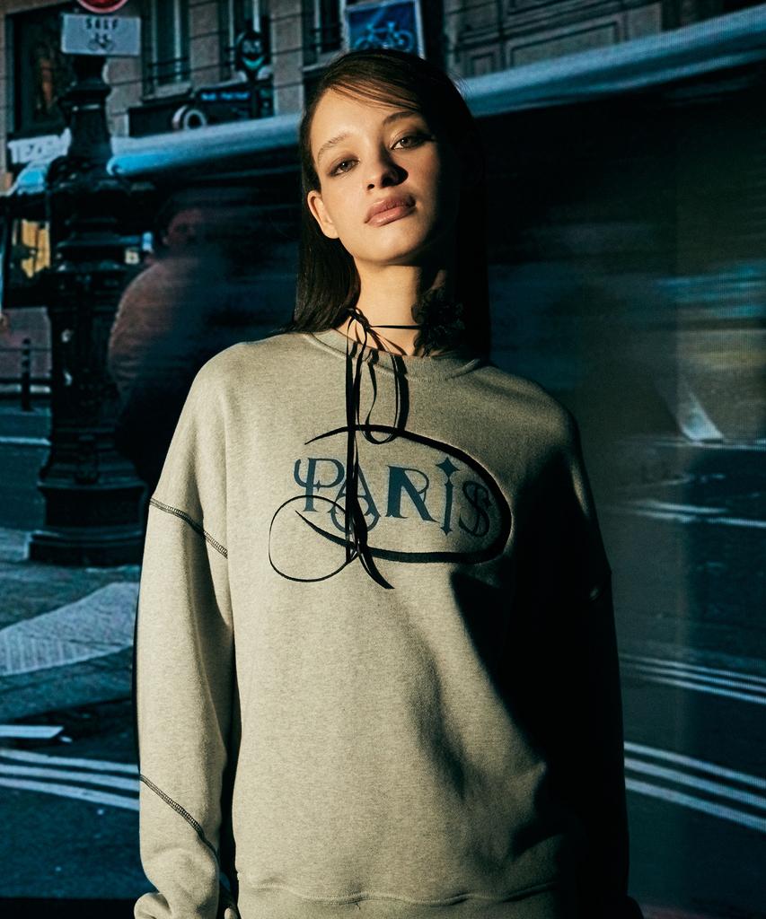 LARTIGENT L7 Paris Sweatshirt(Gray)