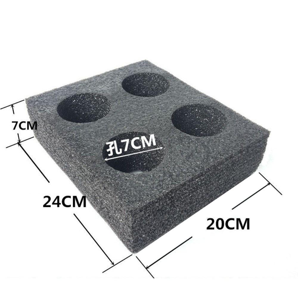 Disposable Cup Carrier Holder Thickness 7cm Porous Drink Tray Shock-absorbing Large Capacity Takeout Coffee Trays