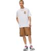 Li Ning T Shirts Unisex White Crew Neck Moderate Straight Fit AHST027-4