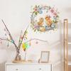 Cartoon Rustikale Hühner Blumenkorb Schlafzimmer Wohnzimmer Heimverschönerung Wandaufkleber