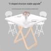 Portable Round Folding Table for Home, Dining, Outdoor, or Rental Rooms - Compact and Versatile.