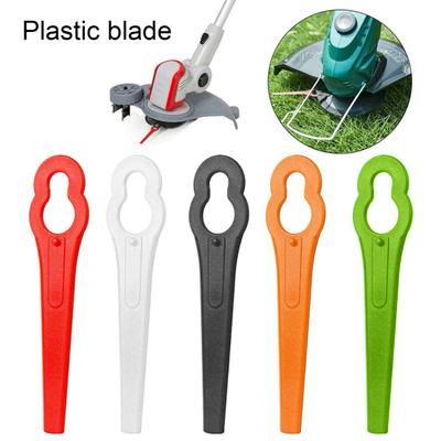100Pcs Lawn Mower Blade Sharp Cordless Plastic Garden Replacement Brush Cutter for Bosch Art23 Li Accutrim Easytrim Accu Gtech St 04 & St 05 Strimmer