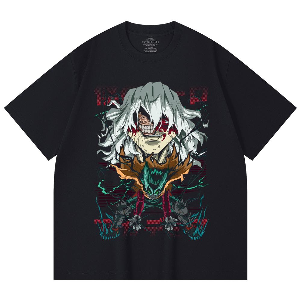 230 Gsm 100% Cotton My Hero Academia V9 Shigaraki Print Unisex Heavy Cotton T Shirt