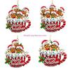 Acrylic Gingerbreads Man And Christmas Tree Hanging Ornaments For Festival Holiday Homes Party Decoration