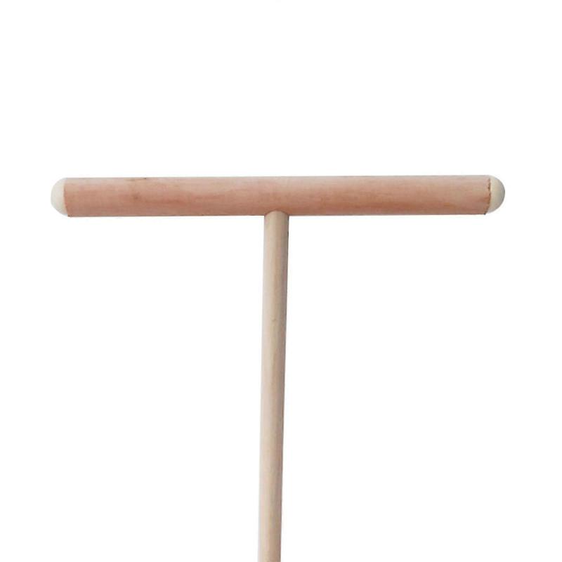 Wooden Parrot Perch T Stand Bird Training Paw Grinding Toys Pet Cockatiel Cage