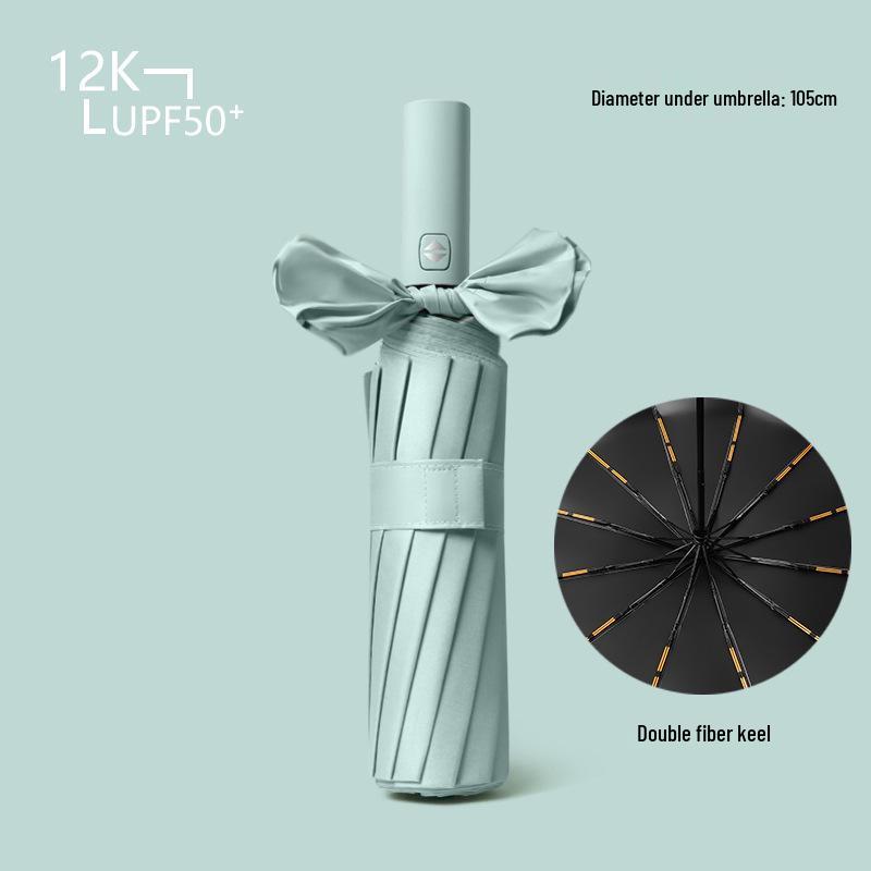 Customizable 72-Bone Automatic Sunshade Umbrella with Sunscreen Protection for Men and Women, Suitable for All Weather Conditions.