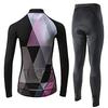 [CATENA] Women's Cycling Jersey, Cycling Pants, Cycling Tights, Cycling Wear Set, Long Sleeve, Breathable, 3D Gel Pad, Sweat-wicking, Quick-drying, An