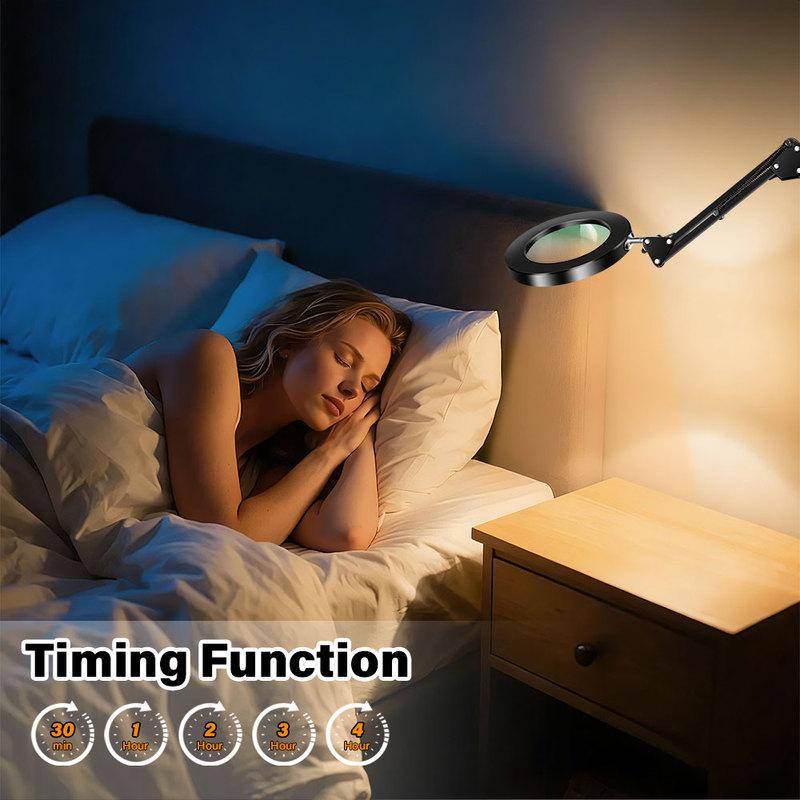 72 LED 8x / 10x Remote Control Magnifier USB Three-color LED Magnifier, Suitable for Electric Iron Repair/desk Lamp/skin Care