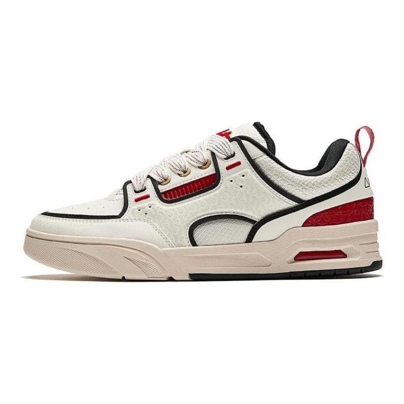 Anta Aojie men low-top skate shoes beige black red stylish non-slip durable 112518040-14 39