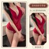 Man Wants To Pile Up The Collar, Neck Strap, Belly Pocket Set, Erotic Underwear, Sexy Pure Desire, Perspective Temptation, Free of 9339