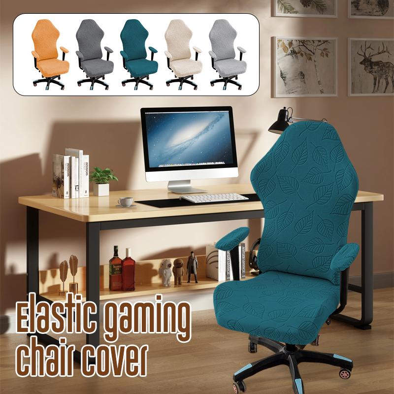 Gaming Chair Cover Jacquard Armchair Slipcover Computer Seat Case Stretch Rotating Chair Office Computer E-sports Chair Cover