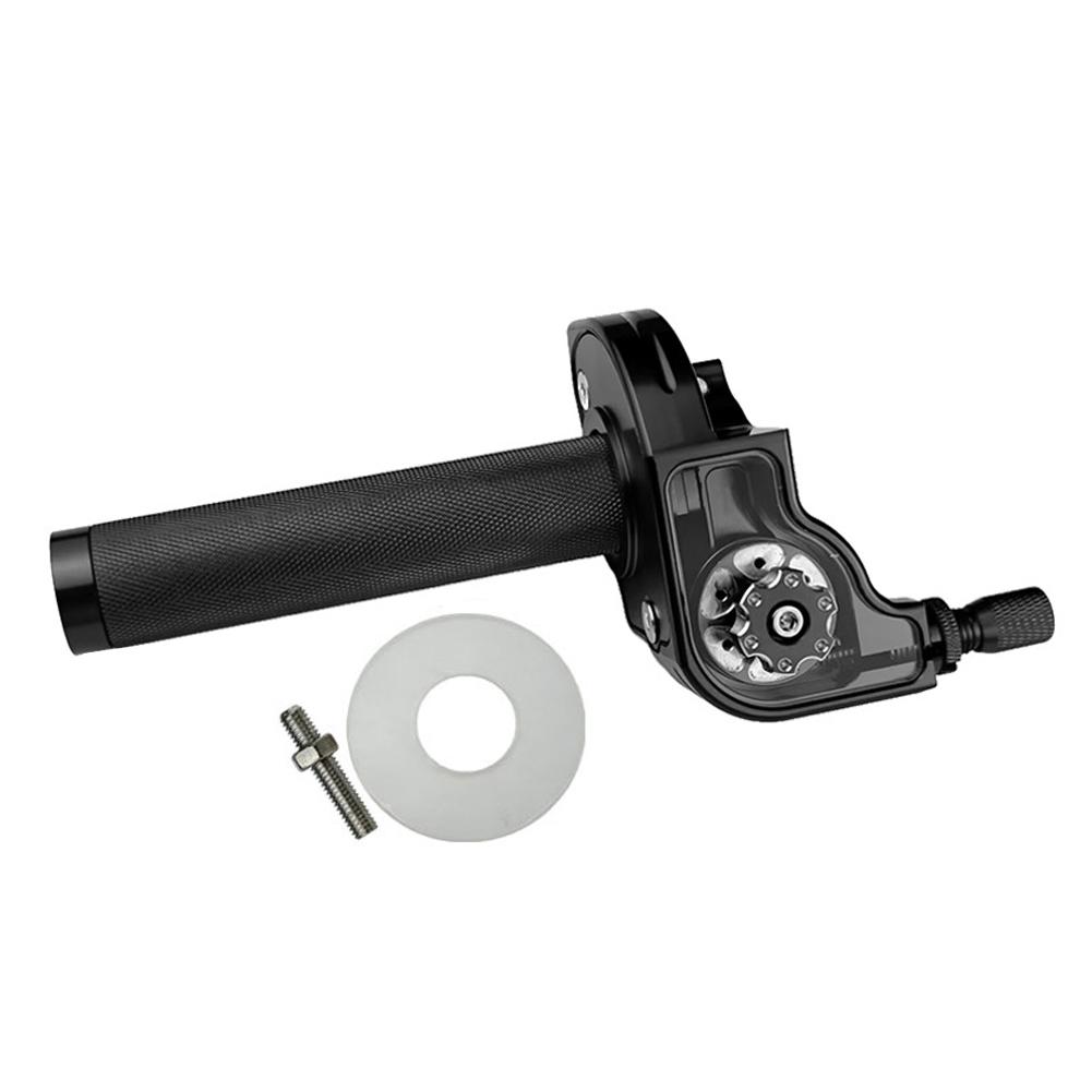 22mm CNC Aluminium Motorsykkel Gasshåndtak Twistgrep Styre for Moped Scooter ATV Quad Bike