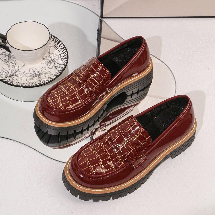 Spring Chunky Sole Loafers – Versatile Casual Shoes for Women, Versatile Casual Slip-On Shoes, Breathable Lightweight Comfortable Footwear