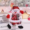 Christmas Doll Ornament Hanging Pendant Father Christmas Snowman Used For Holiday Home Decor Christmas Tree Party Acesssories