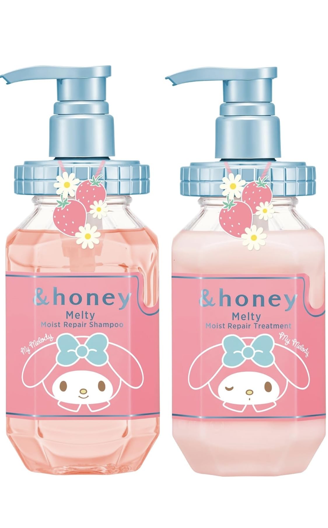 

Edition My Melty Moisture Repair Shampoo Treatment Limited Edition Pair Set Shampoo and Conditioner Set [Limited Melody] &honey & розовый