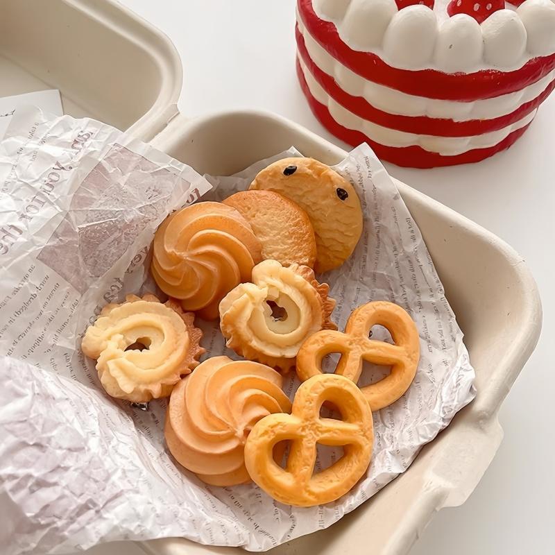 Cartoon Cookie Hair Clip Hairpins Cute Cookie Fun Quirky Side Clip Bangs Clip Student Girl Heart Hair Accessories