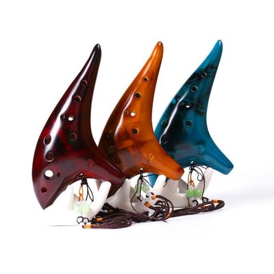 Classic 12 Hole Ceramic Ocarina Woodwind Instruments Flute