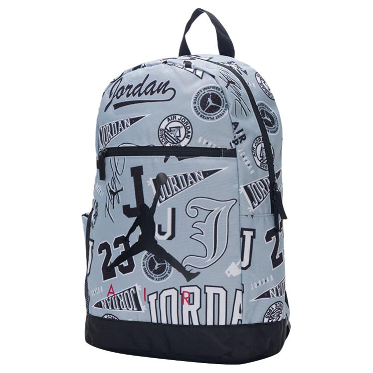 New Jordan Polyester Backpack Medium Unisex Blue & Black JD2533026AD-001