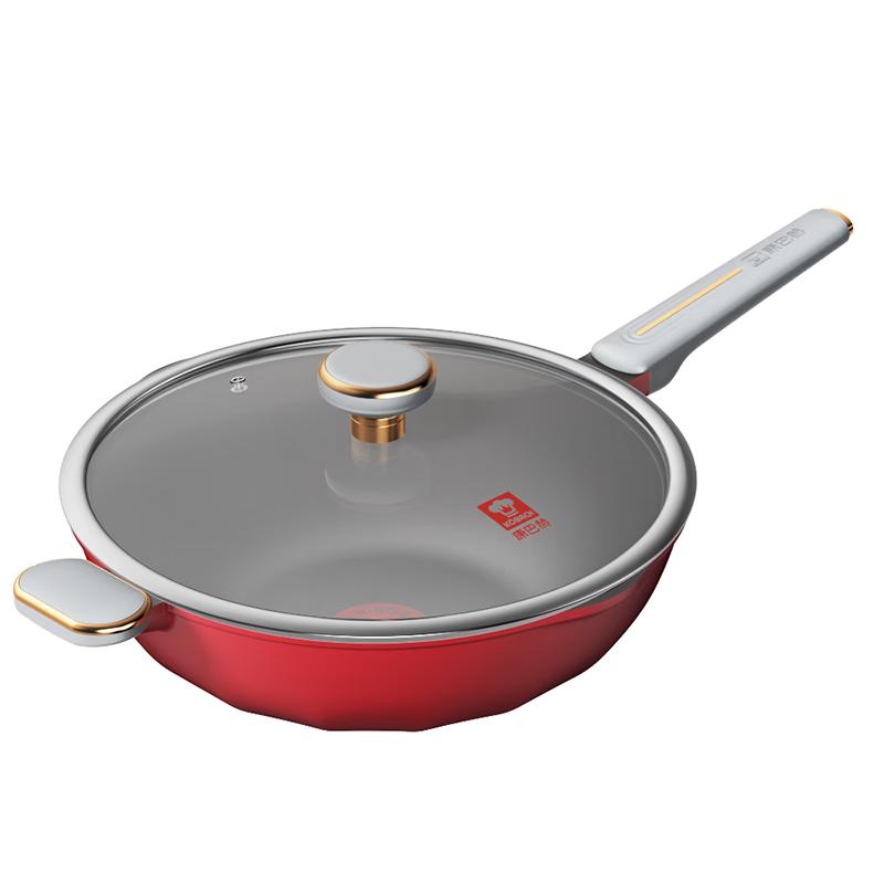 Kangbach Fiery Red Dot Non-stick Wok
