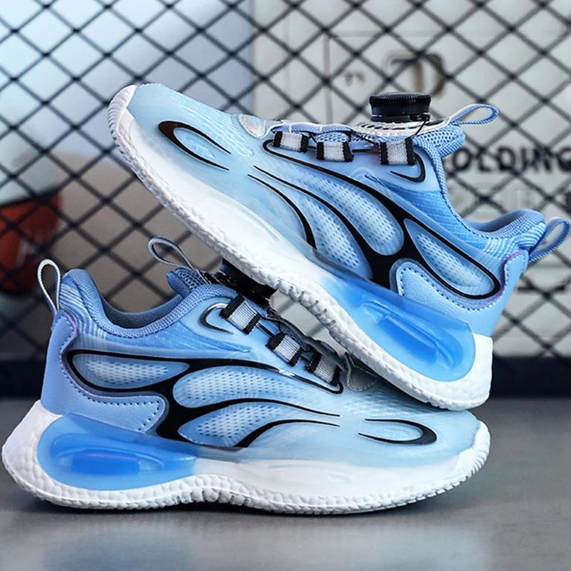 Children's Sports Shoes Large Size Breathable Fashionable Running Shoes Anti Slip Shock-absorbing Rebound Casual Shoes for Kids