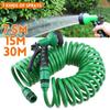 7.5M/15M/30M Magic Car Watering Washing Retractable Water Hose Coil Hose Garden Supplies Irrigation