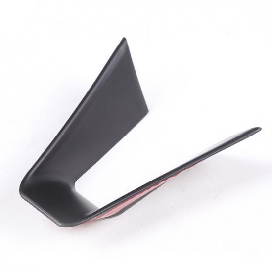 For Alfa Romeo Giulia 2017-19 Matte Black Car Steering Wheel U-Shaped Cover Trim