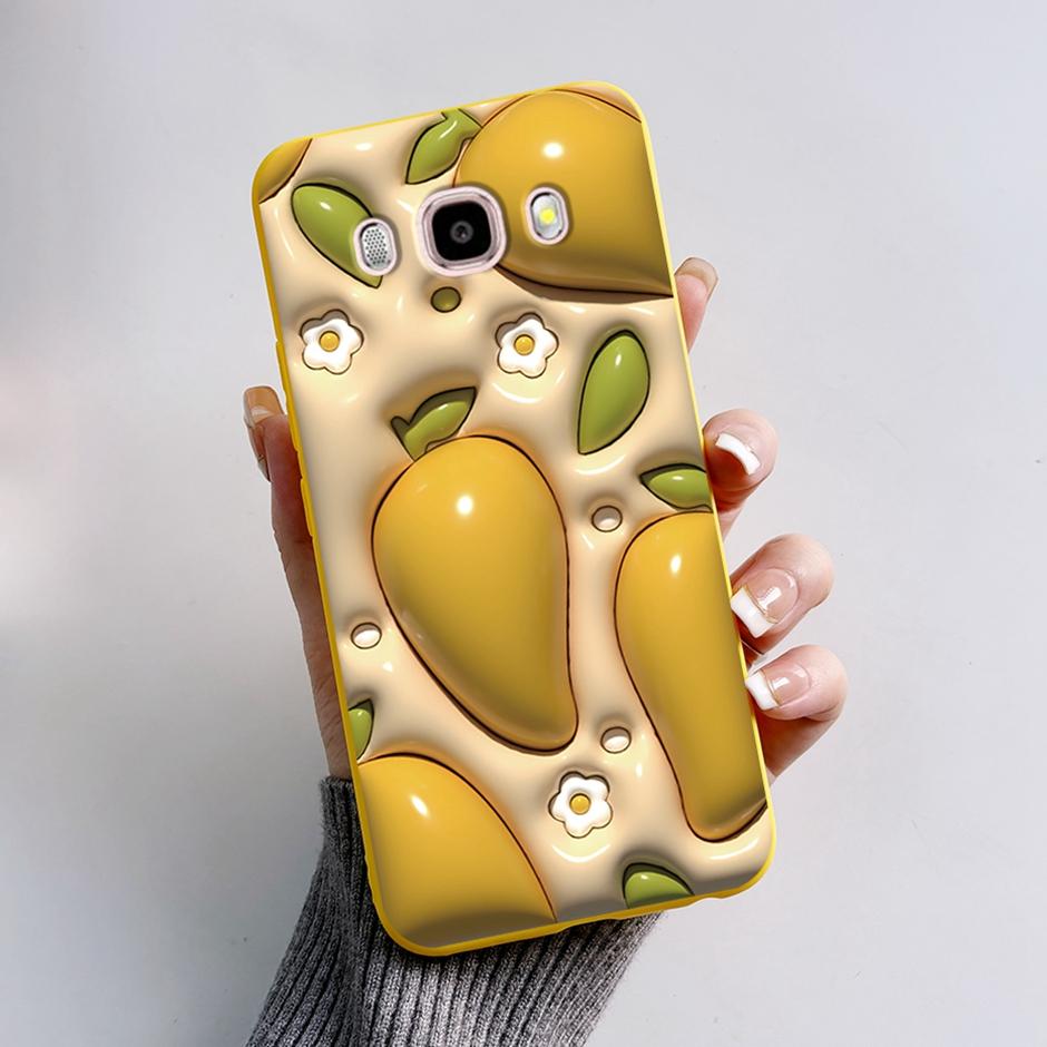 For Samsung Galaxy J7 2016 Novel Style Painting Back Cover Coque For Samsung Galaxy J7 2016 Cute CartoonThick Fashionable Shells