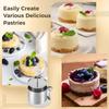 6 Pcs Cake Ring Molds Seamless Mousse Rings with Pusher & Lifter Stainless Steel Pastry Baking Molds eel Pastry Baking Molds