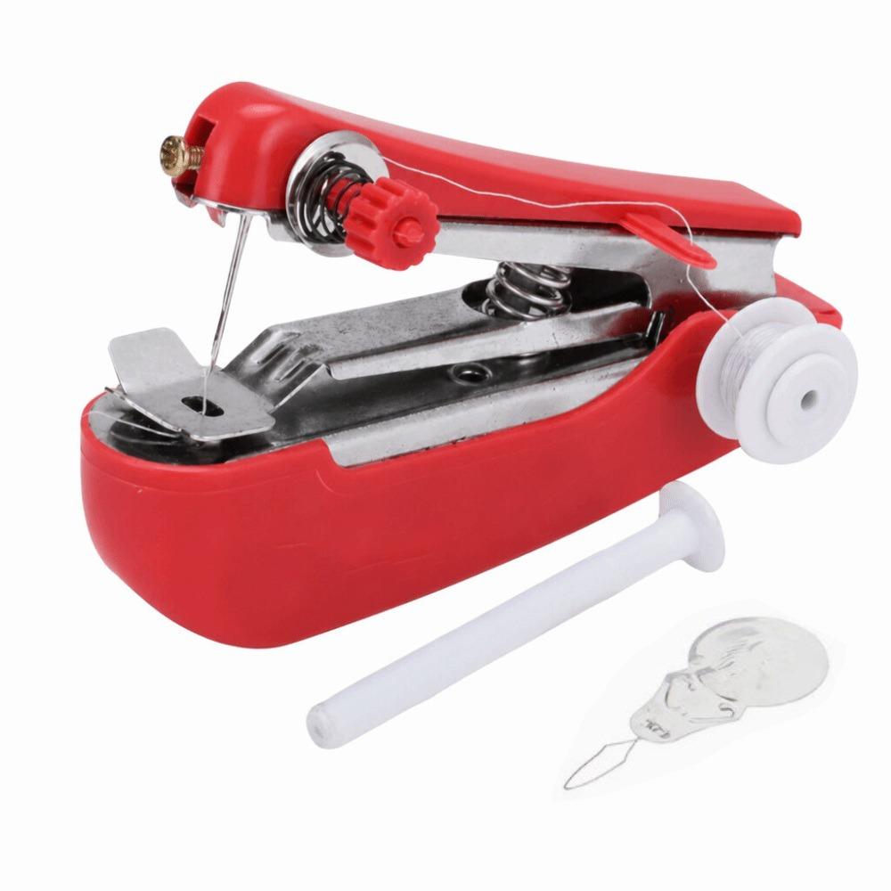 Small Size Portable Sewing Machine Easy One-Hand Operation Mini Sewing Machine  Needlework