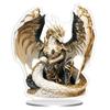 2D Dragon Acrylic Figurine Anime Style Dragon Desk Decor Dragon Collectible Table Ornament Creative Fantasy Decor
