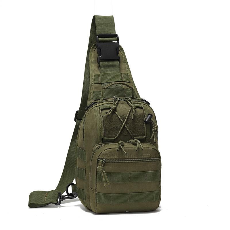 Tactical Camouflage Chest Rig Bag - Oxford Cloth Crossbody for Cycling & Sports