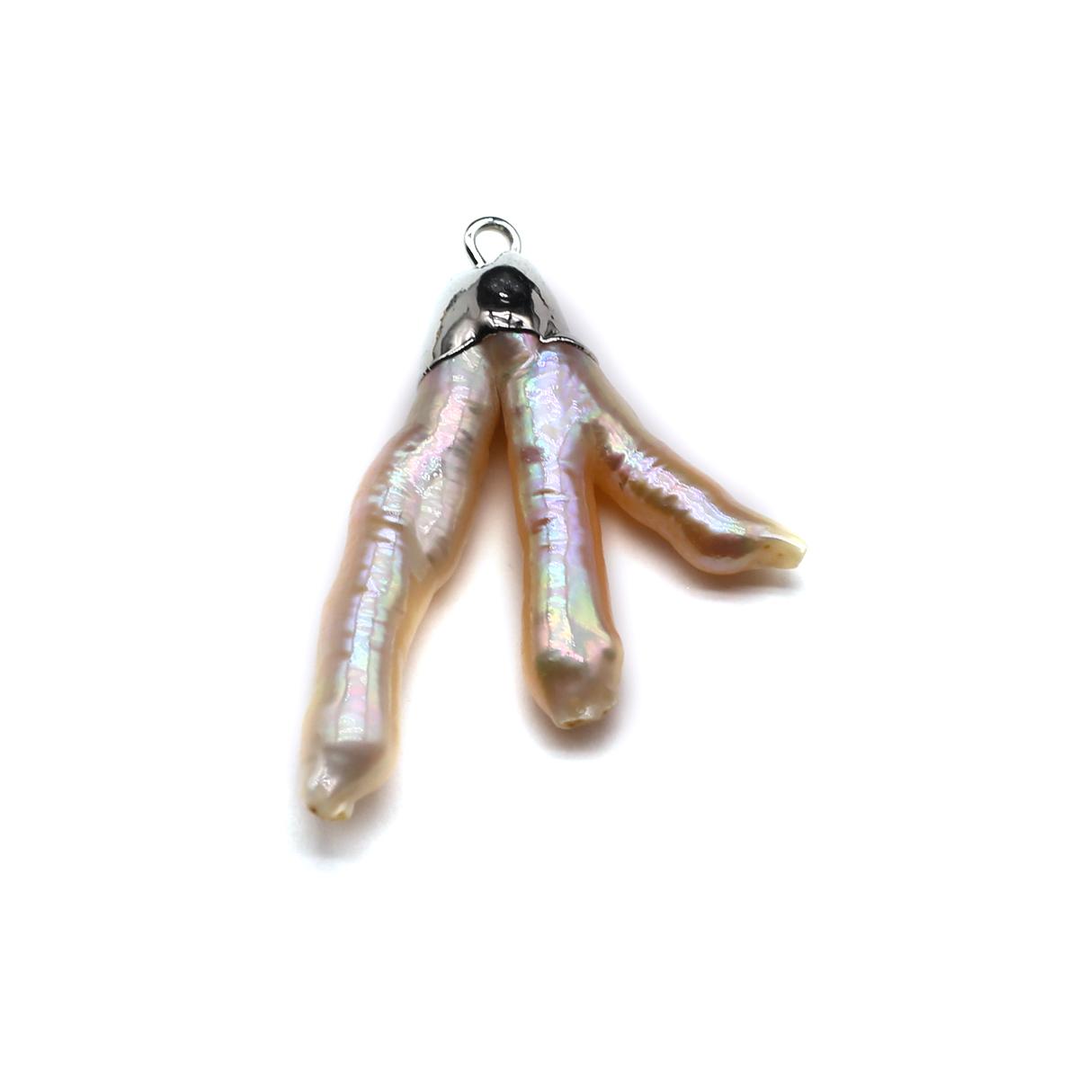 

Жемчужный кулон из пресноводного жемчуга в стиле барокко для изготовления ювелирных изделий, аксессуаров для ожерелья своими руками 15x20-20x40mm